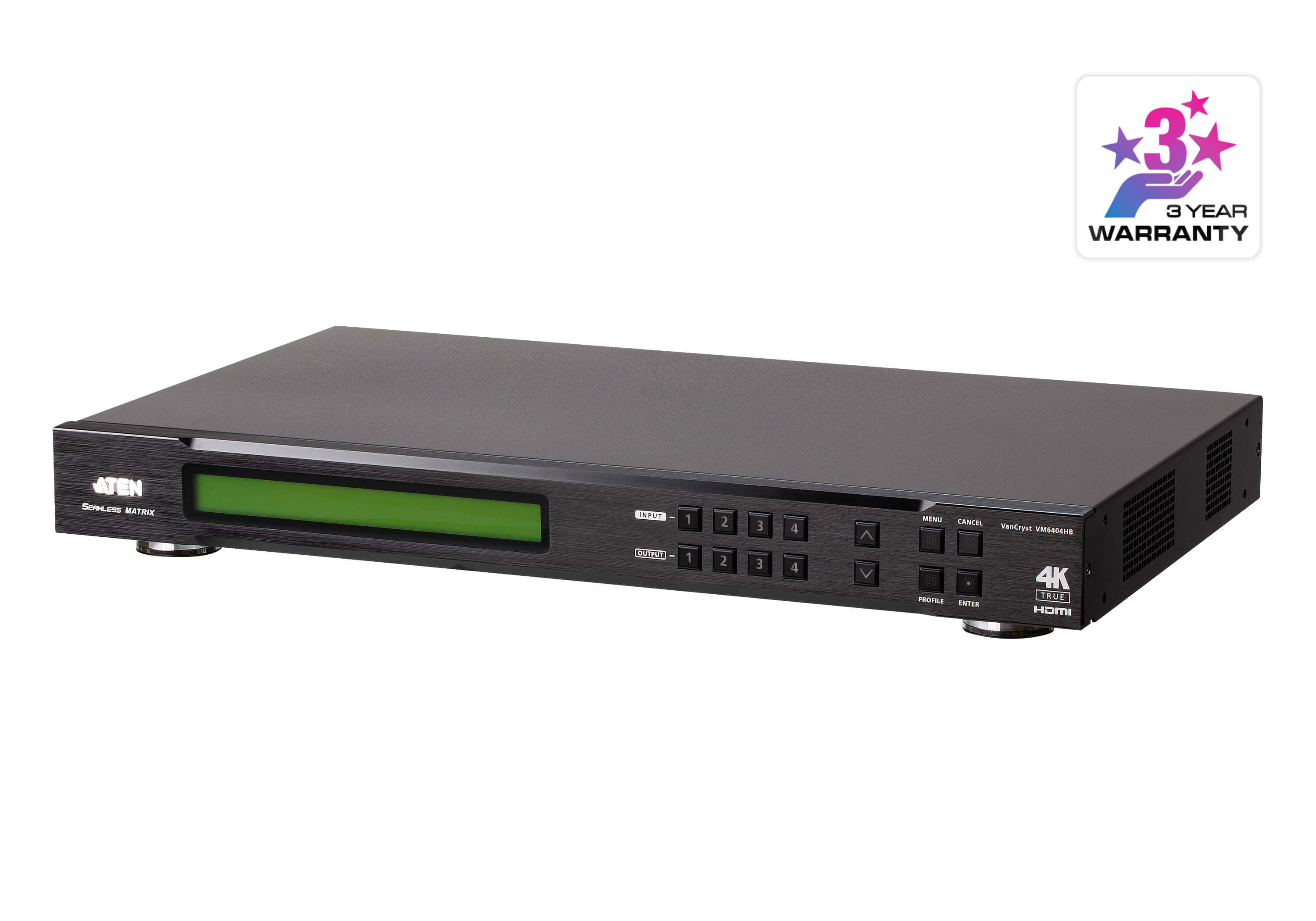 Aten4 x 4 True 4K HDMI Matrix Switch with Scaler Aten4 x 4 True 4K HDMI Matrix Switch with Scaler